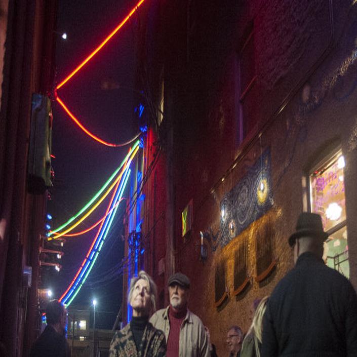 Light And Art Transform Haymarket S Gallery Alley Local Government Journalstar Com