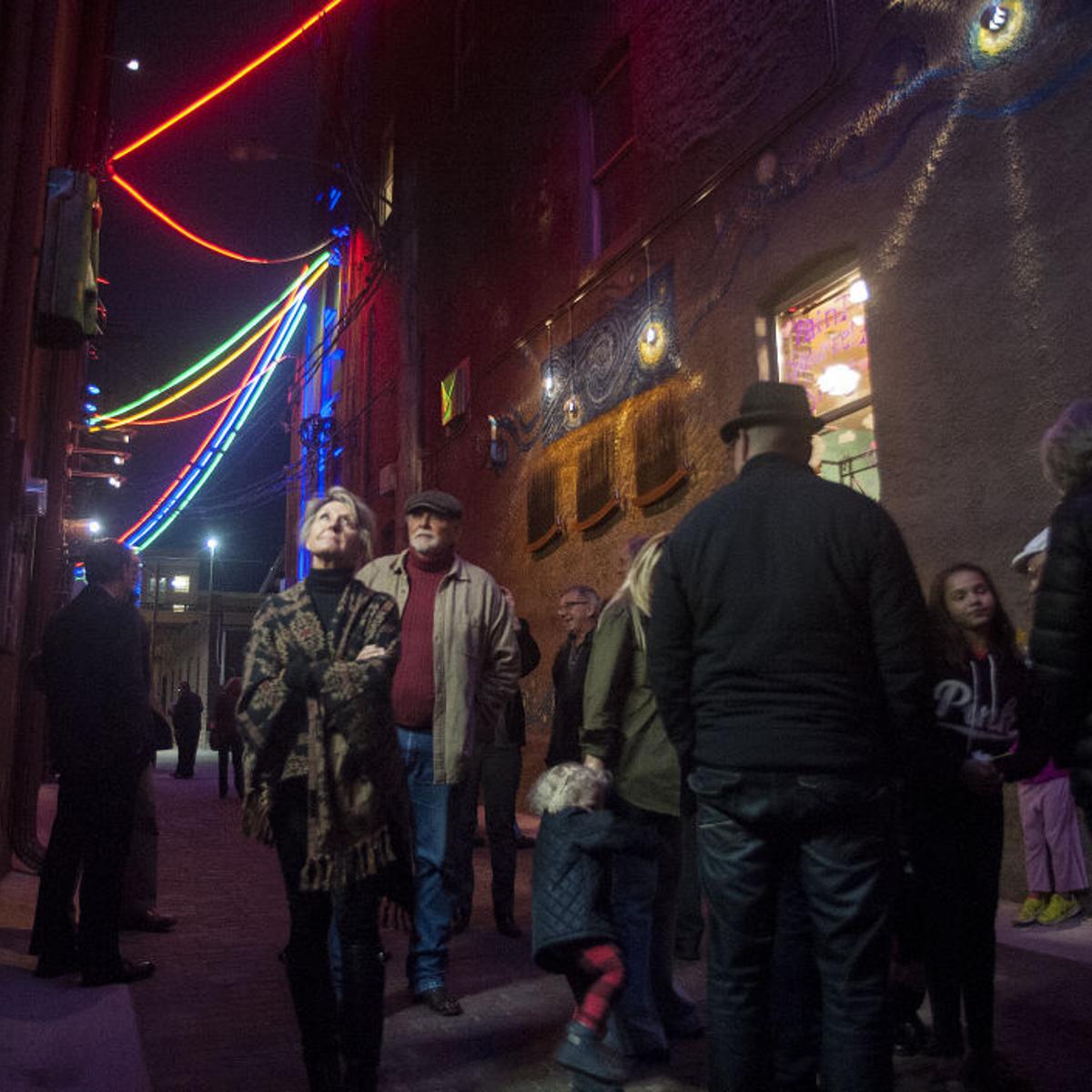 Light And Art Transform Haymarket S Gallery Alley Local Government Journalstar Com Light And Art Transform Haymarket S Gallery Alley Local Government Journalstar Com