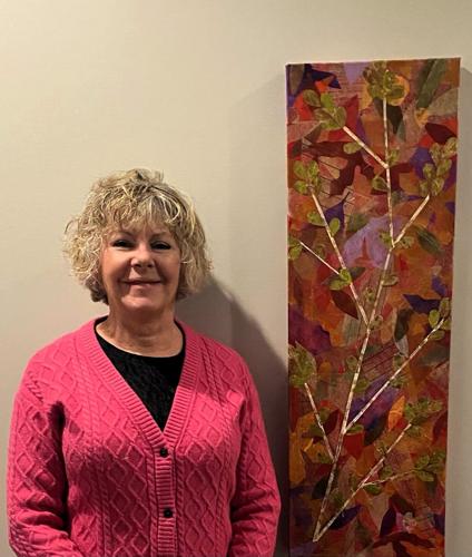 Deb Brown with art