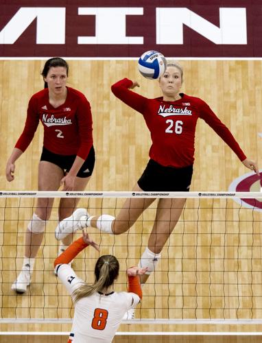 Nebraska volleyball vs. Illinois, 12.13