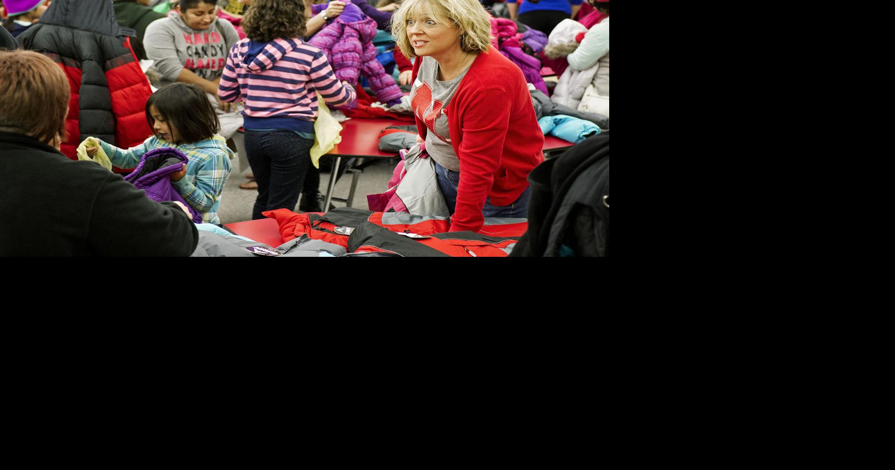 Here's how you can donate a winter coat to a student in need