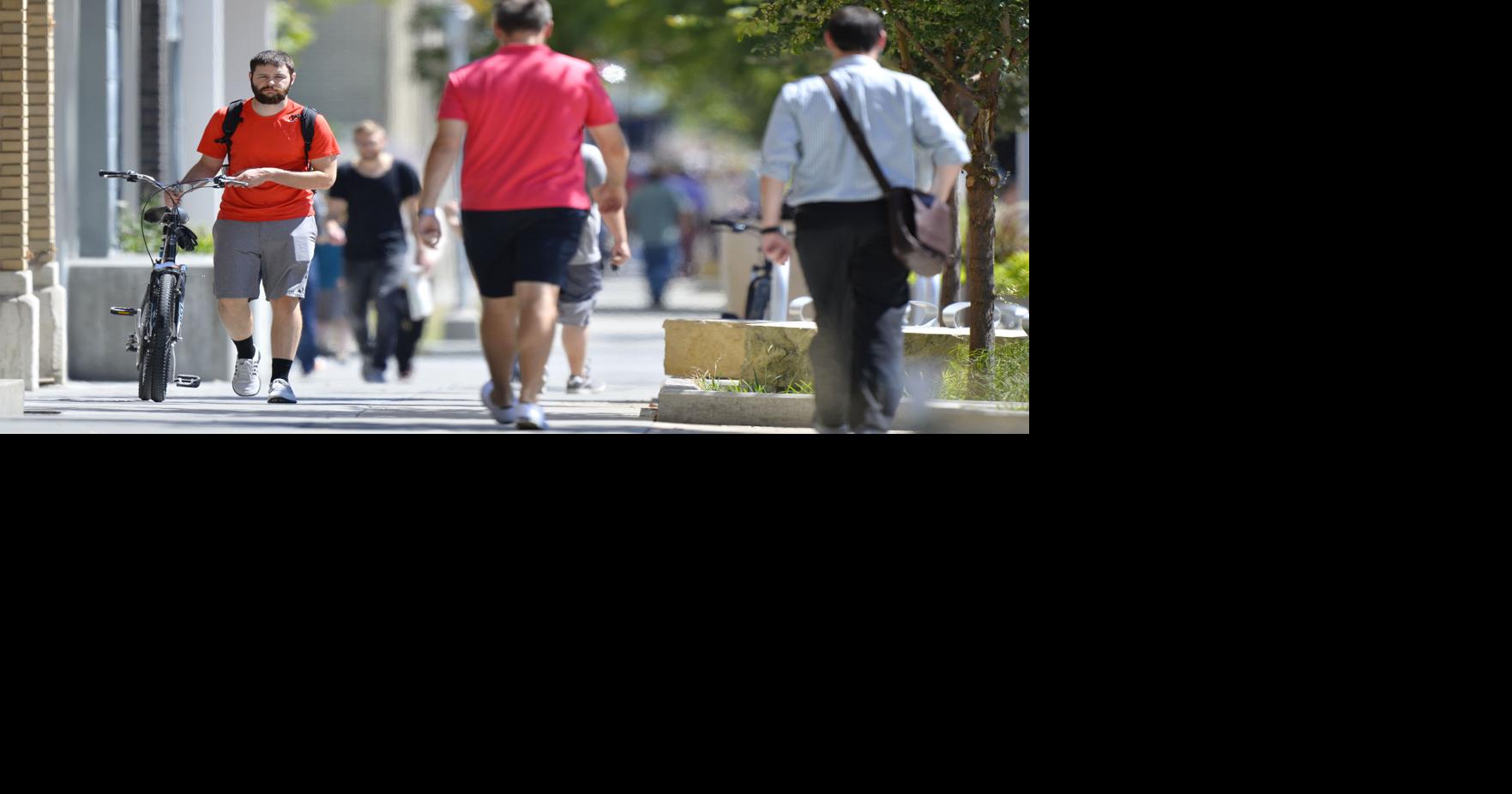 Bikes may be allowed on downtown sidewalks