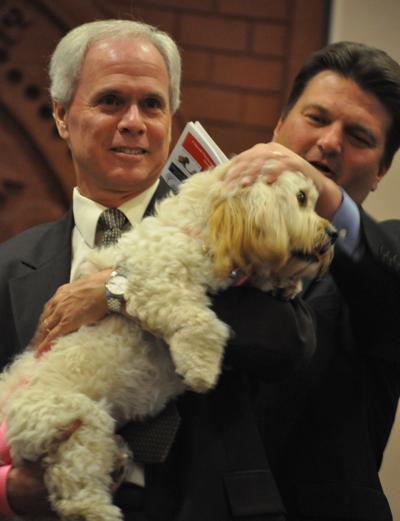 Dave Hilligoss, Brad Anderson & dog