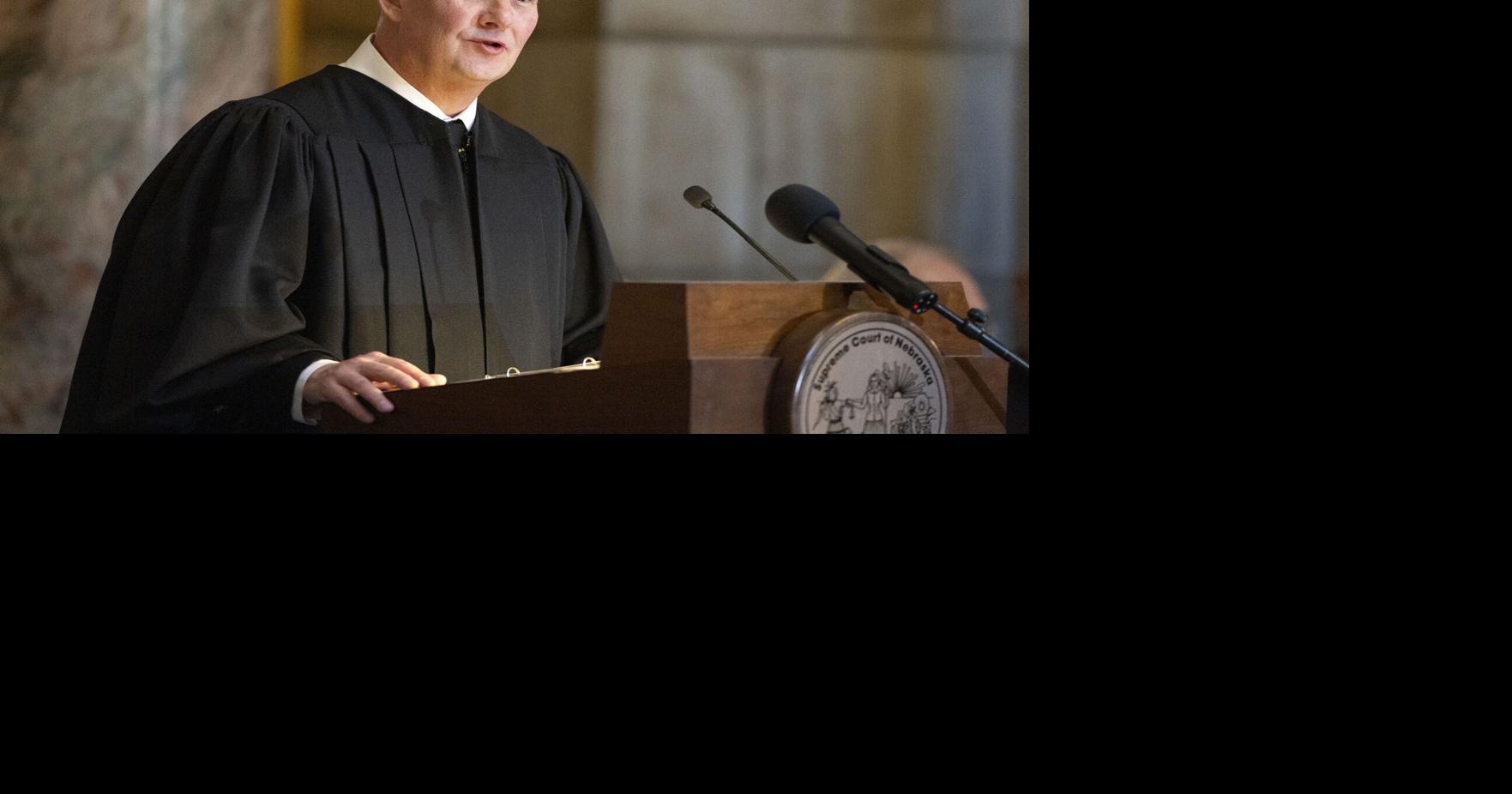 New Nebraska Supreme Court chief justice swears oath of office