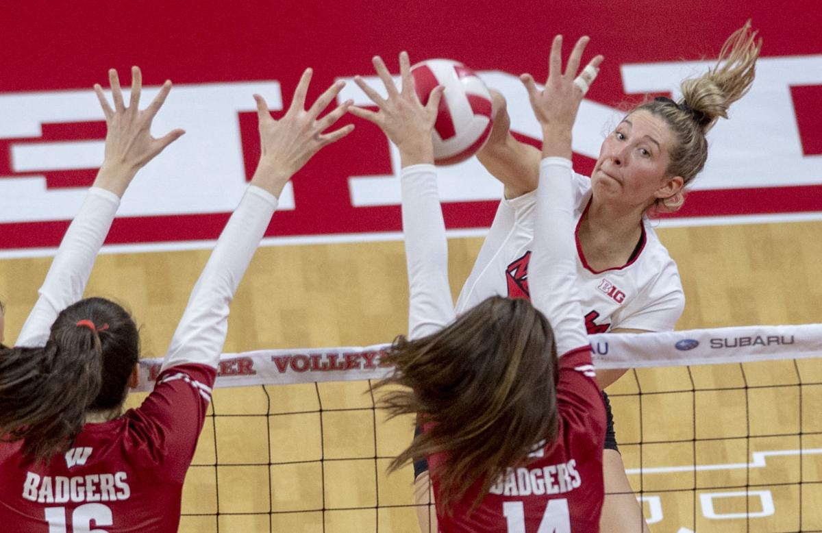 Nebraska volleyball vs. Wisconsin, 10.5