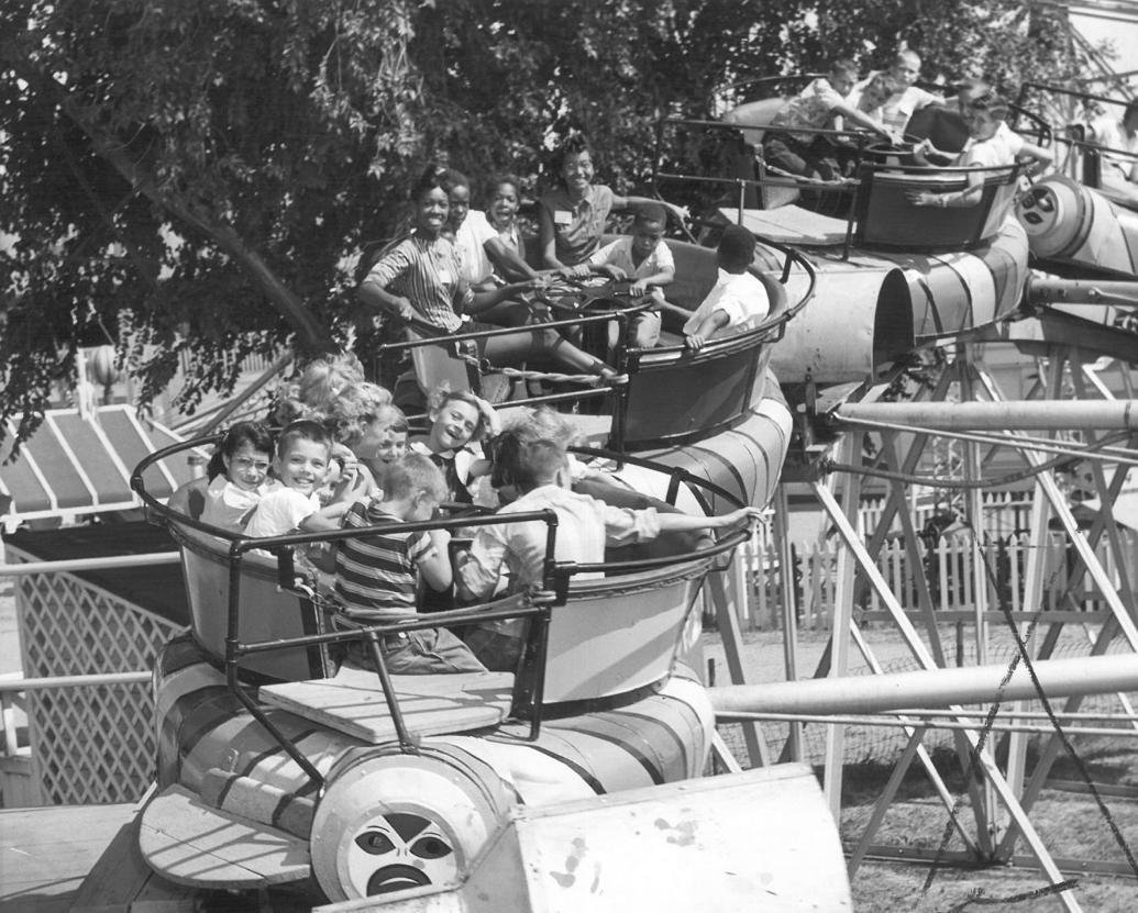 PhotoFiles A roller coaster and thrill rides at Capitol Beach in Lincoln