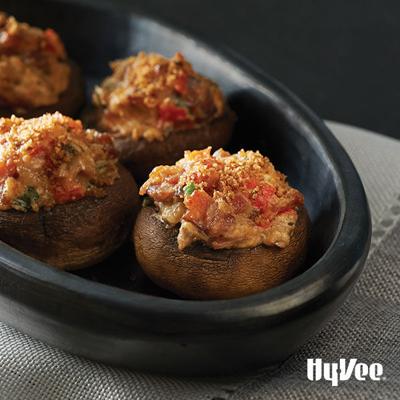 Bacon-and-Cheese Stuffed Mushrooms
