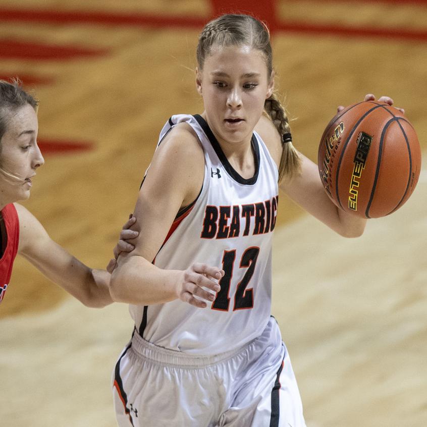 Class B Girls Leners Double Double And Defense Lead Beatrice