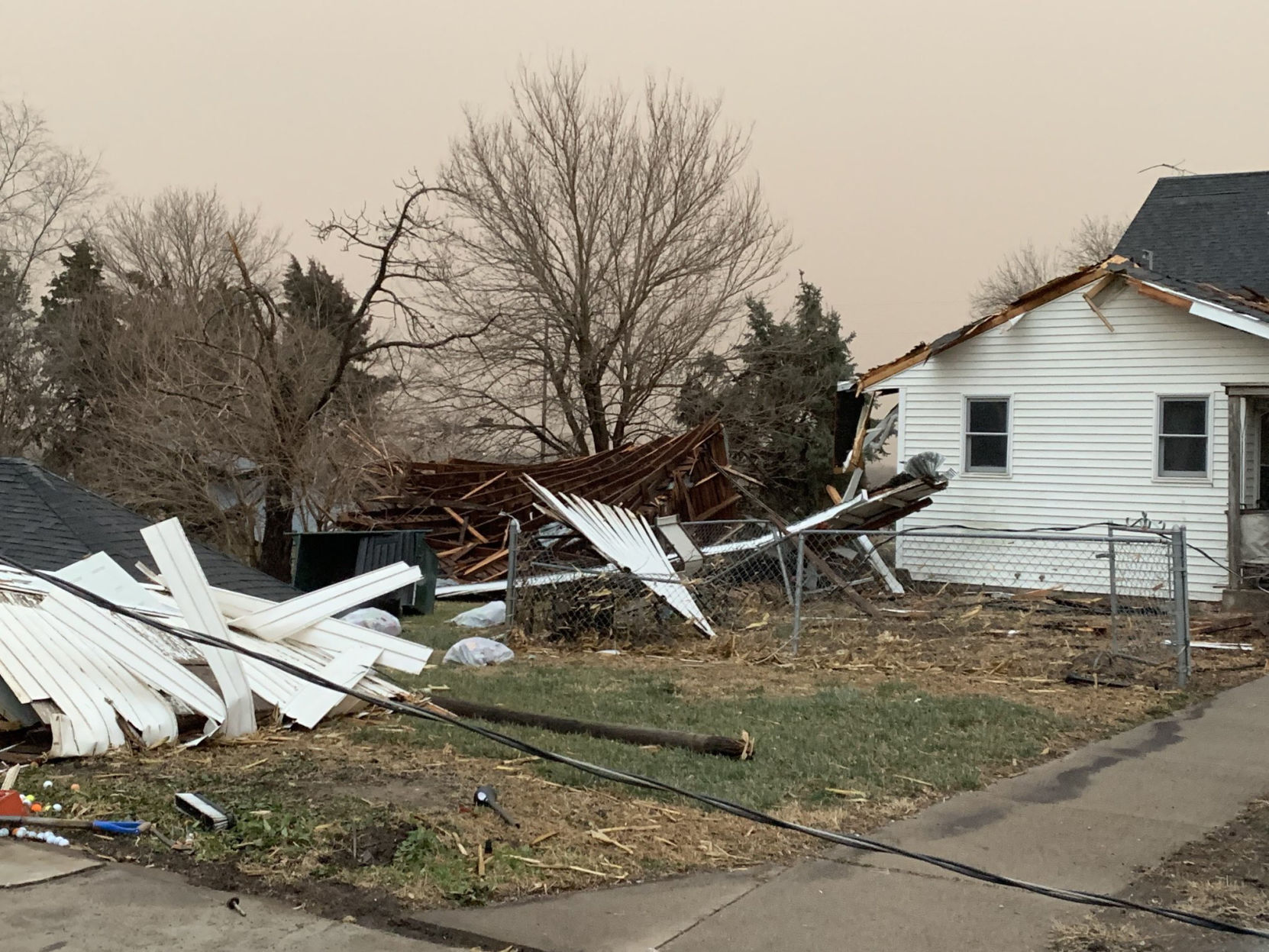 It happened in about 10 seconds Strong storms stir up rare