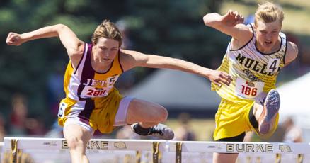State track Sterlings Richardson Harms go backtoback in hurdles event State track Sterlings Richardson Harms go backtoback in hurdles event