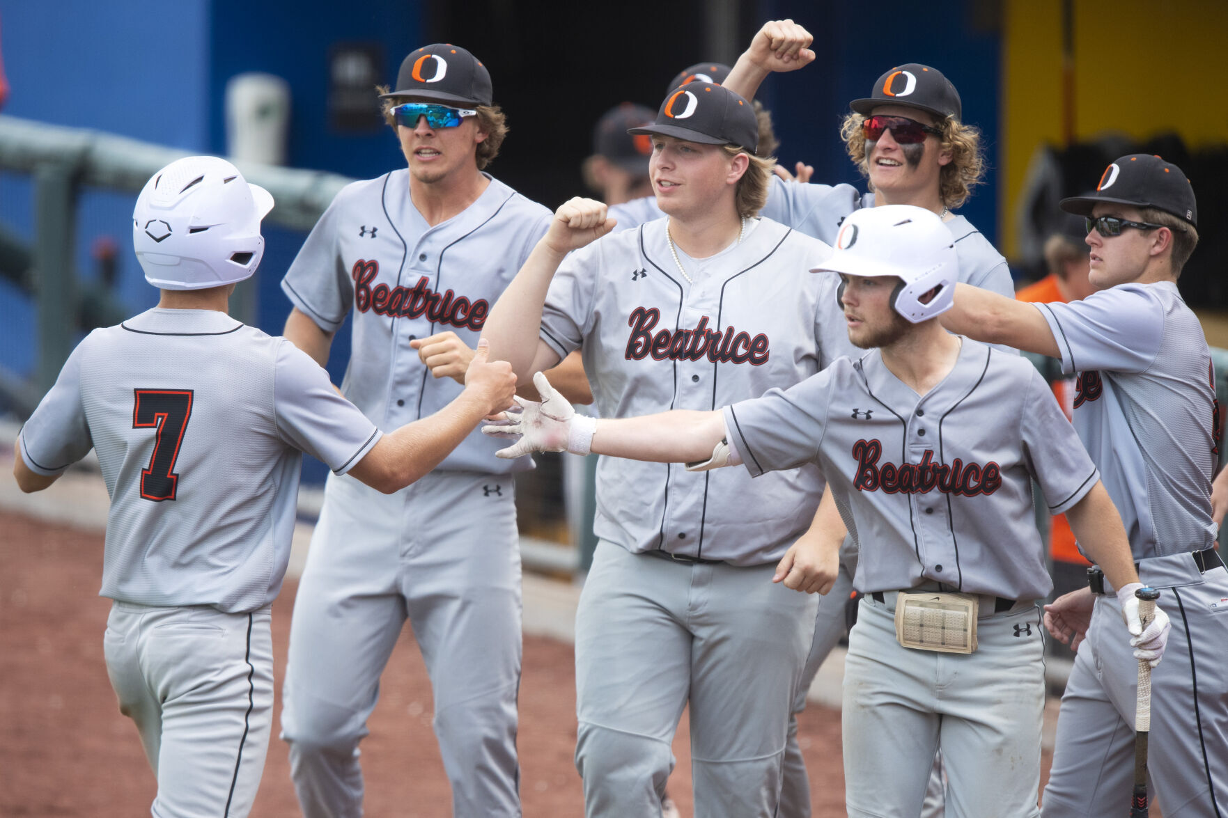 Class B baseball Beatrice dominates in 8 1 win over Central City