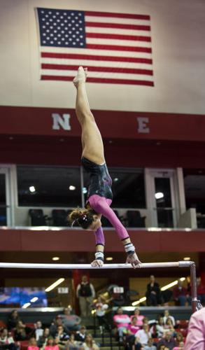 Iowa vs. Nebraska gymnastics meet, 2.7.15