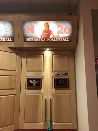 Lauren Stivrins locker room