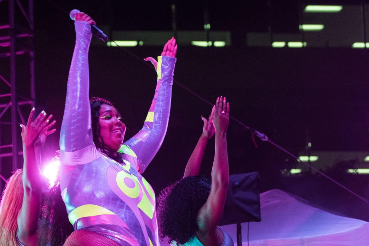 Lizzo packs Maha Saturday, the day after Courtney stole the