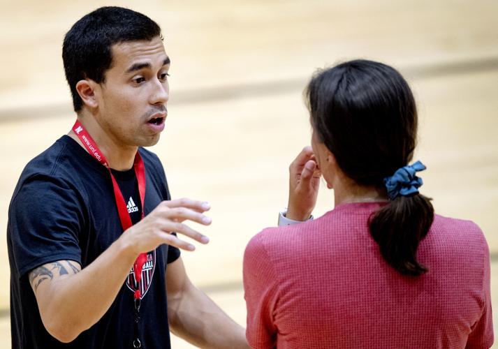 Nebraska volleyball practice, 6/5/18