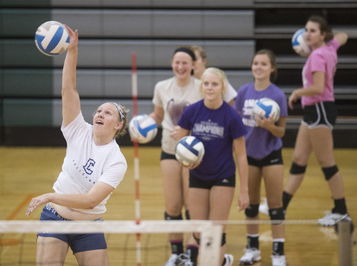 Photos Bump, set, spike prep volleyball practice starts Photo