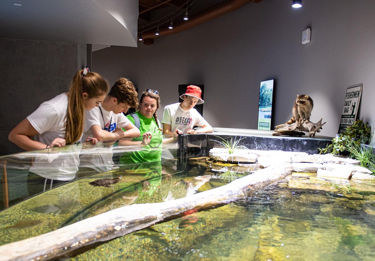 With a 21,000-gallon aquarium, Schramm Education Center opens near