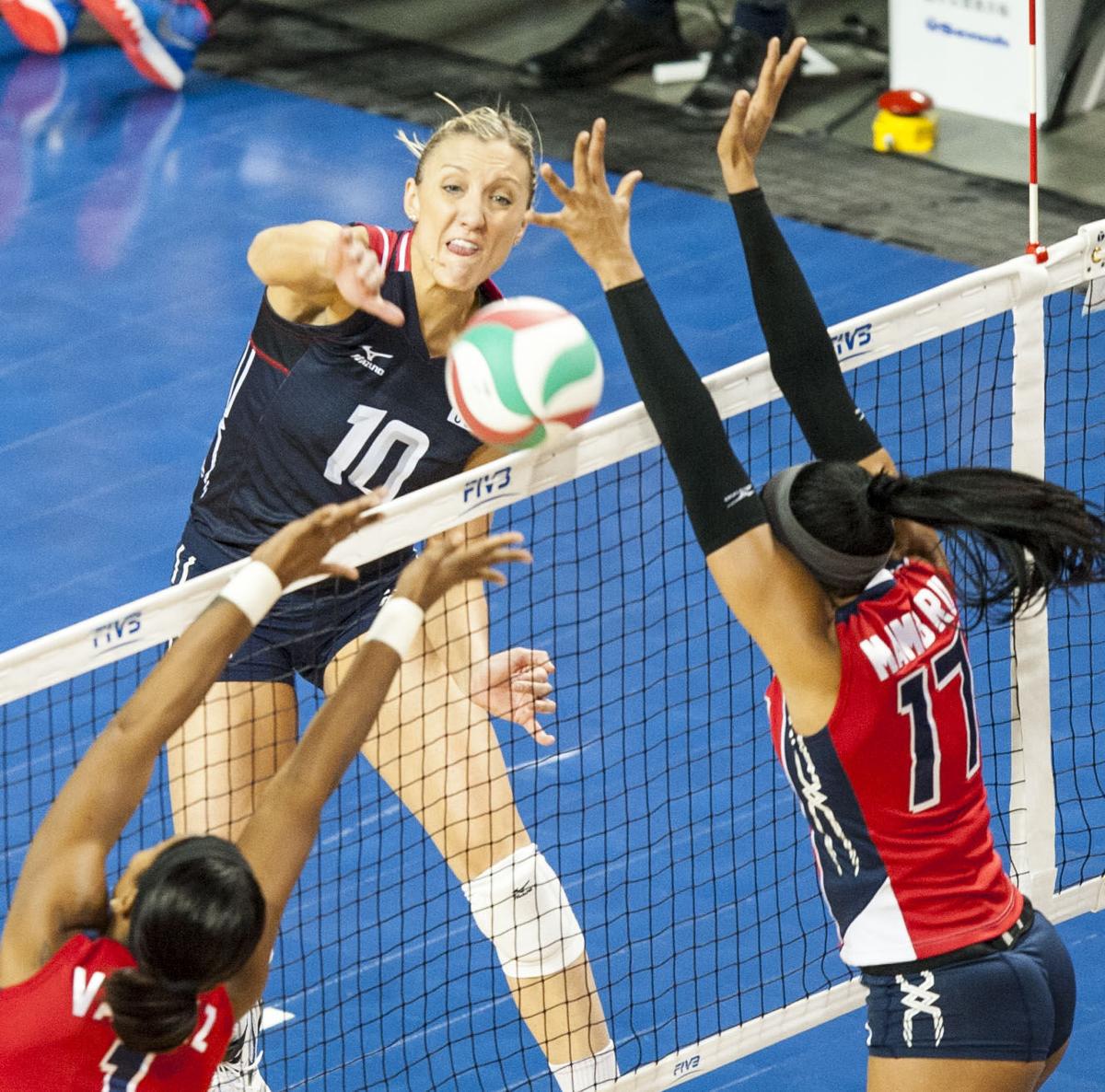 USA volleyball in Lincoln USA clinches Olympic berth with sweep