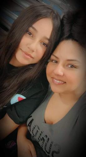Isabella Santiago and mom