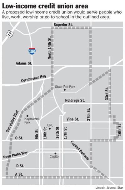 Map of credit union area