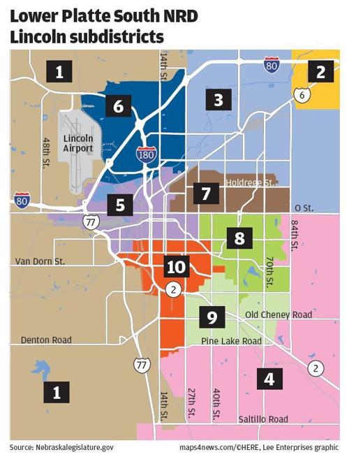 Lower Platte South NRD subdistricts