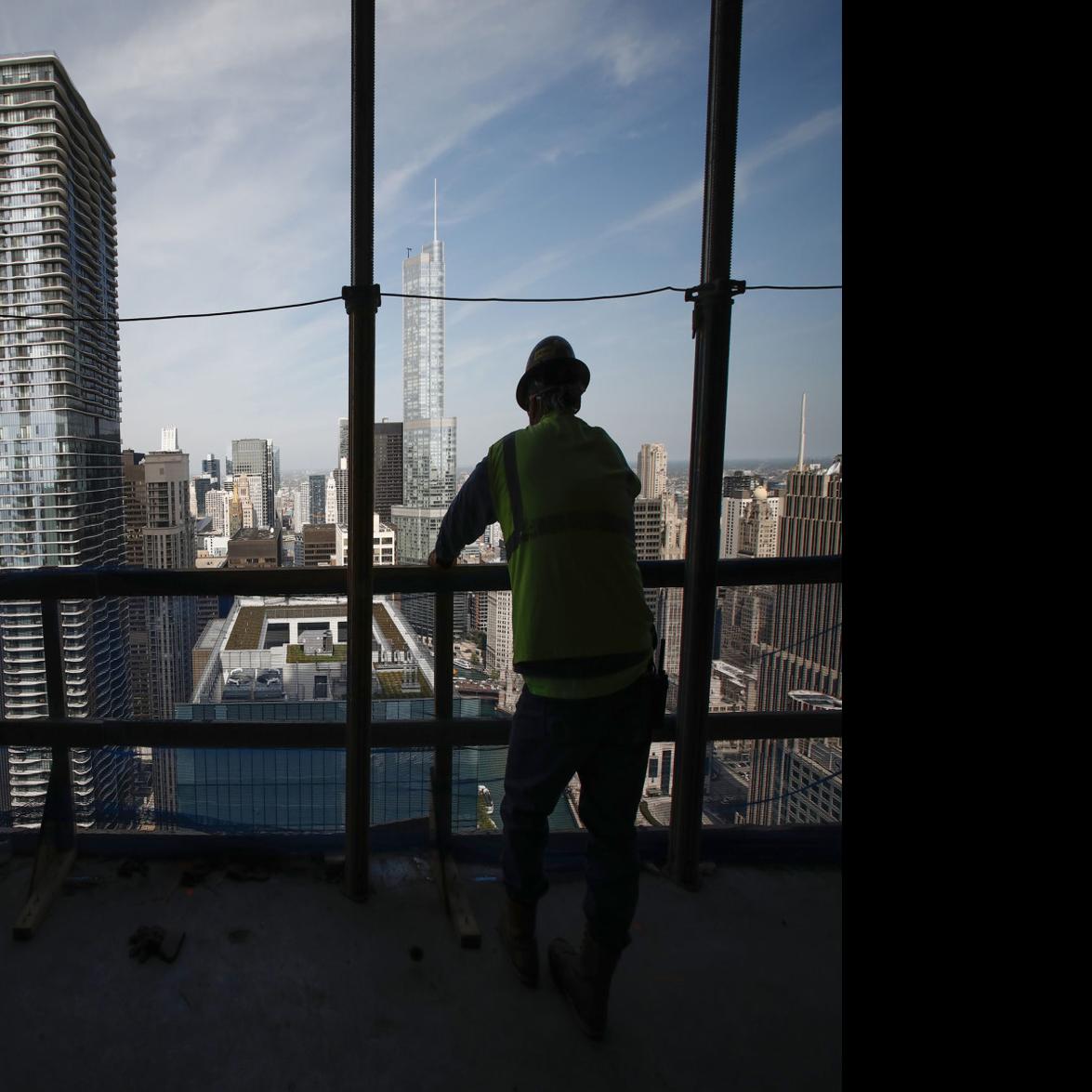 More Skyscrapers In Chicago City In Midst Of Another Building