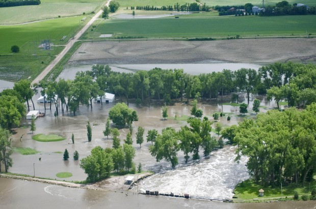 Flooding near Spalding
