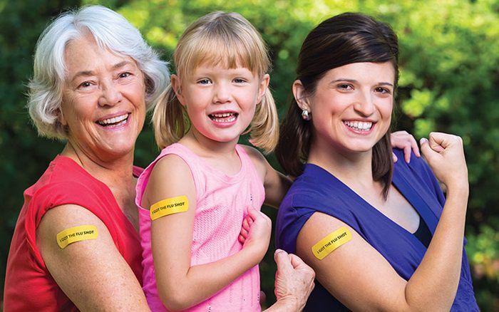 Flu shot 3 generations