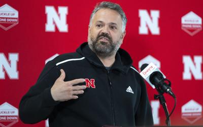 NU football post-practice, 4.20