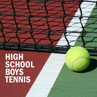 High school boys tennis logo 2014