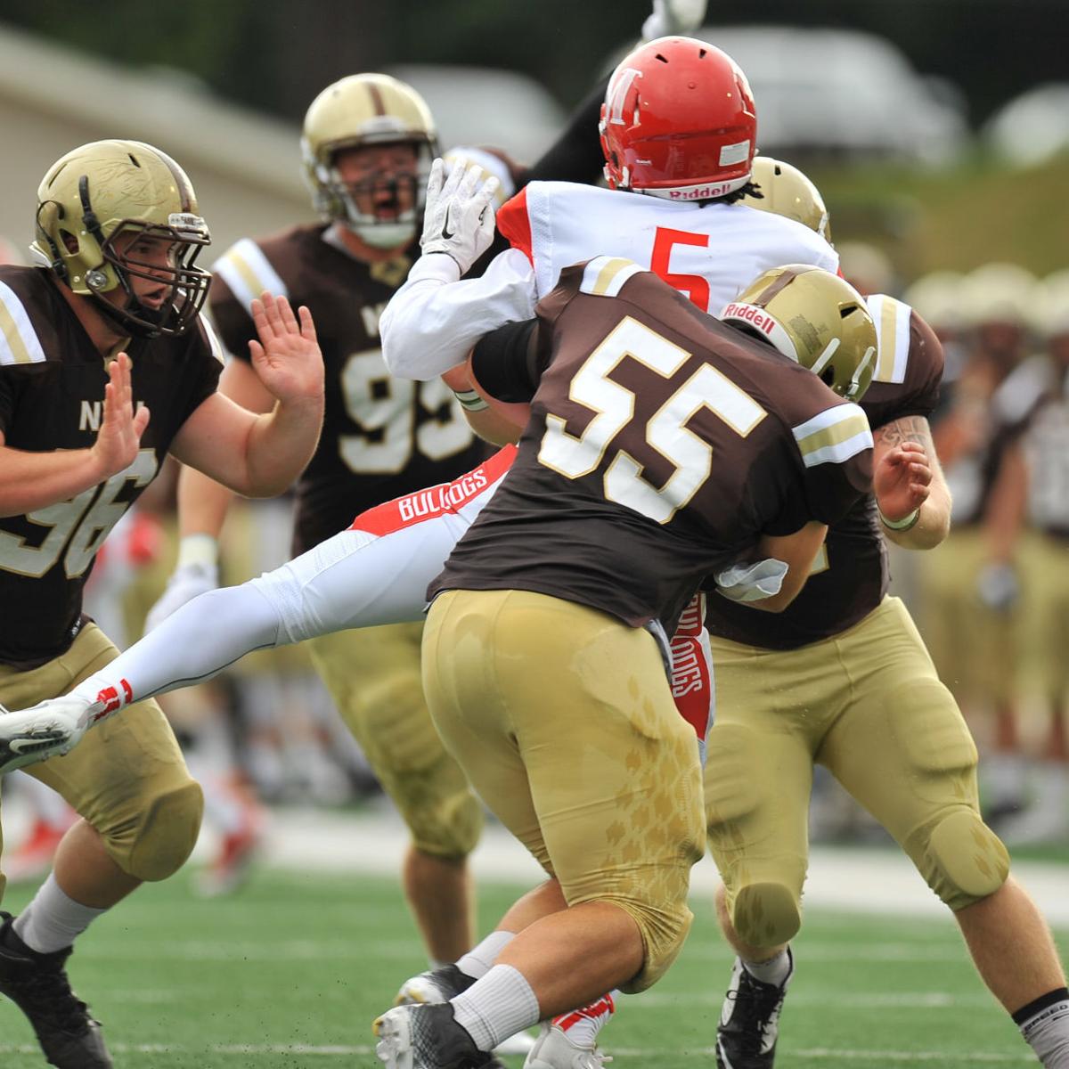 Sorensen Dominating Inside For Nwu Defense State College