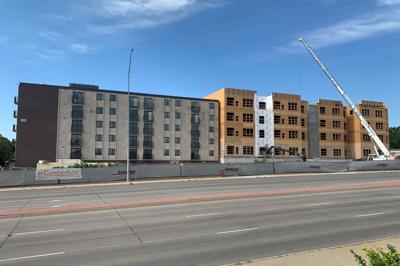 View of construction from O Street