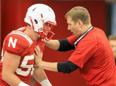 Nebraska Practice Football