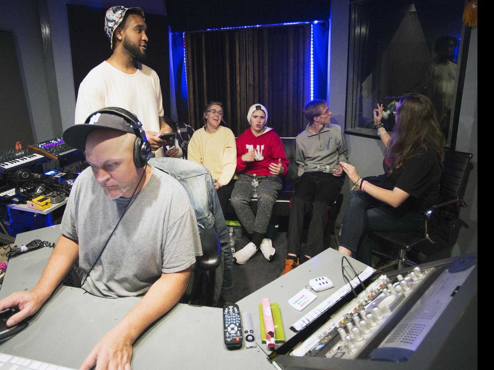 Making Beats Rapping And Singing Students Create A Song With Pros At Music Camp Music Journalstar Com