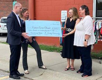 Foster Care Closet presentation ceremony