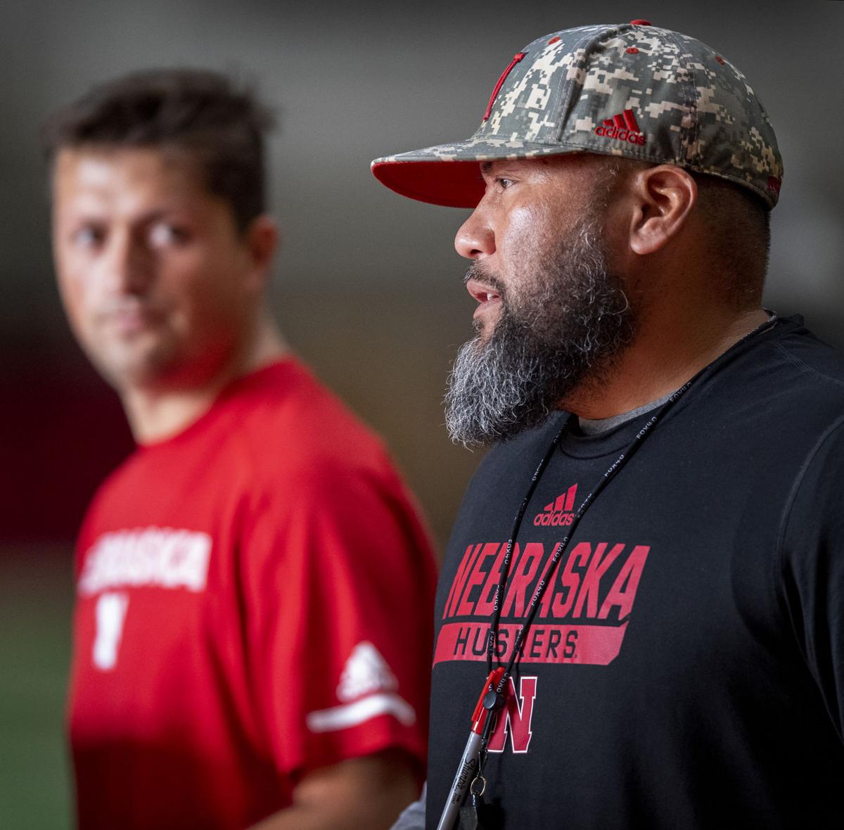 Nebraska football practice, 8.11
