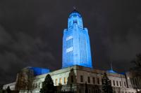 Blue for public health