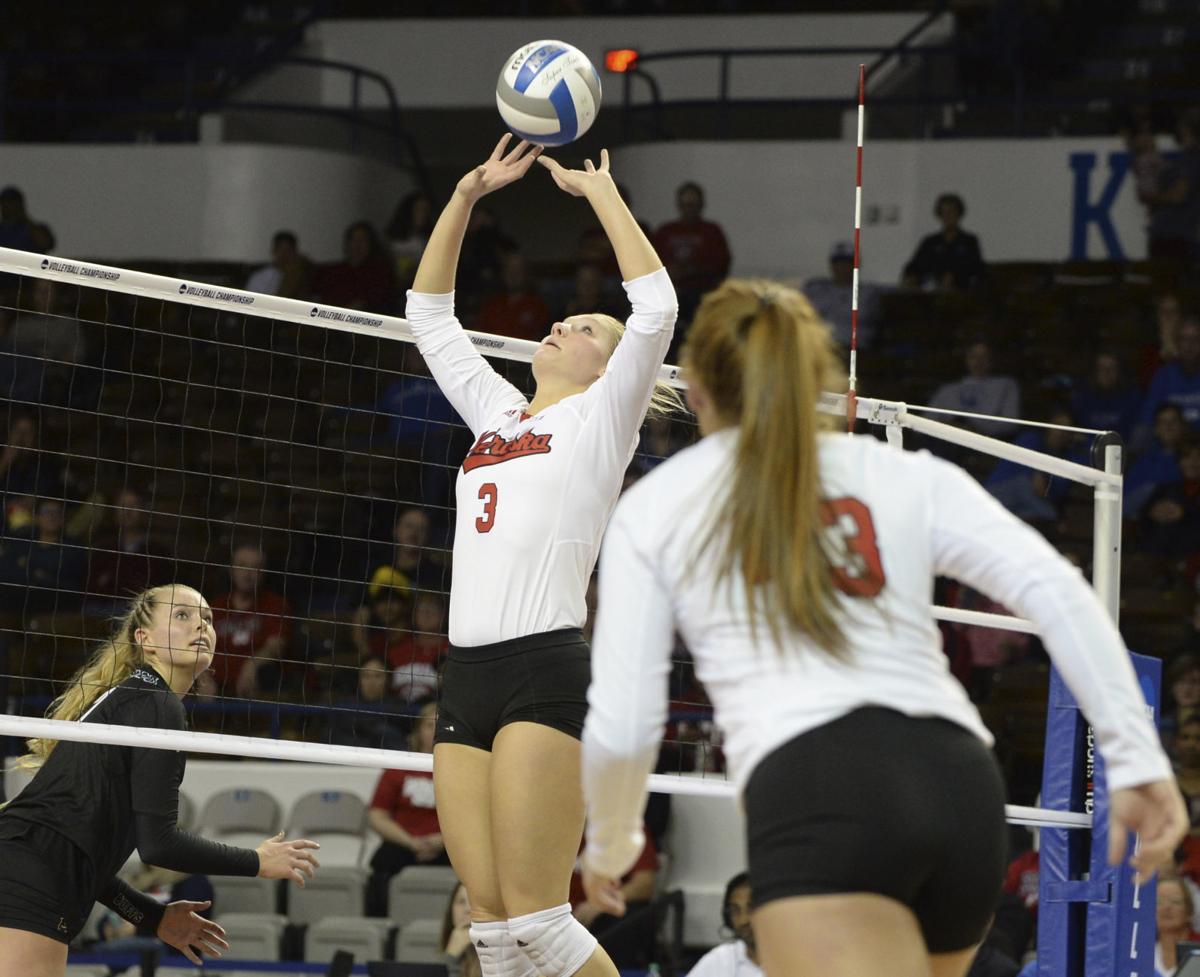 Nebraska vs. Colorado, NCAA Volleyball Tournament, 12/8/17