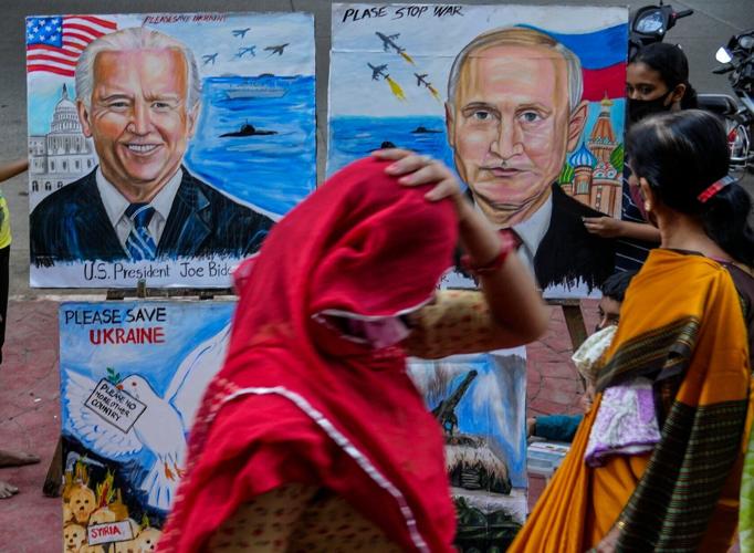 APTOPIX India Ukraine Russia Tensions