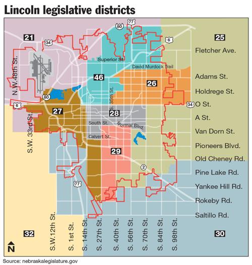 Lincoln legislative districts