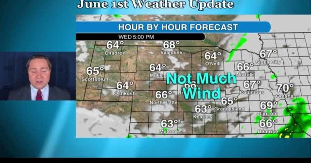 Wednesday, June 1 weather update for Nebraska