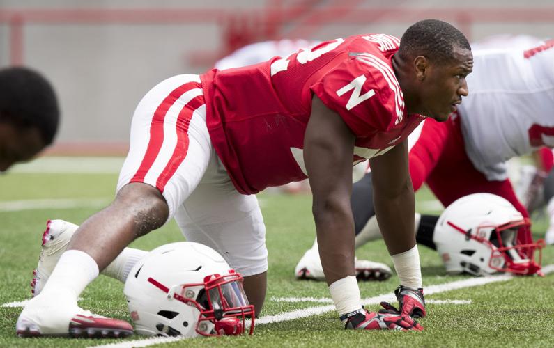 Nebraska football practice, 8.20.16