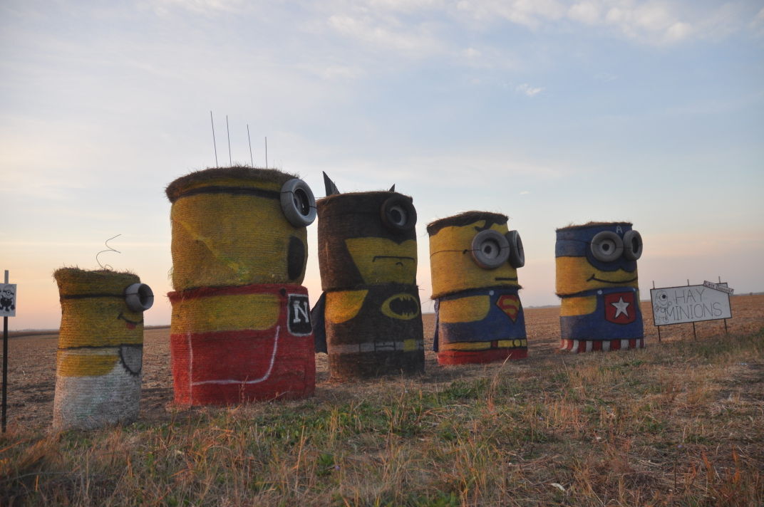 Minions make return appearance along highway