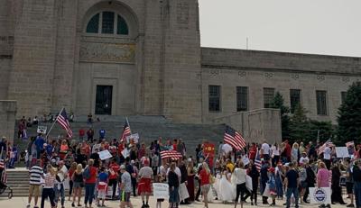Anti-mask rally