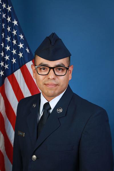 U.S. Air Force Airman Richardo Cisneros