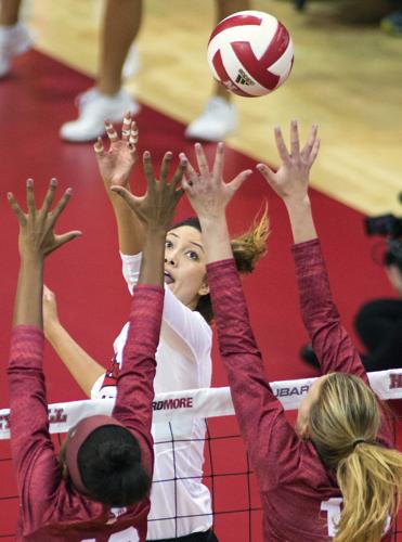 Nebraska vs. Indiana volleyball, 10/10