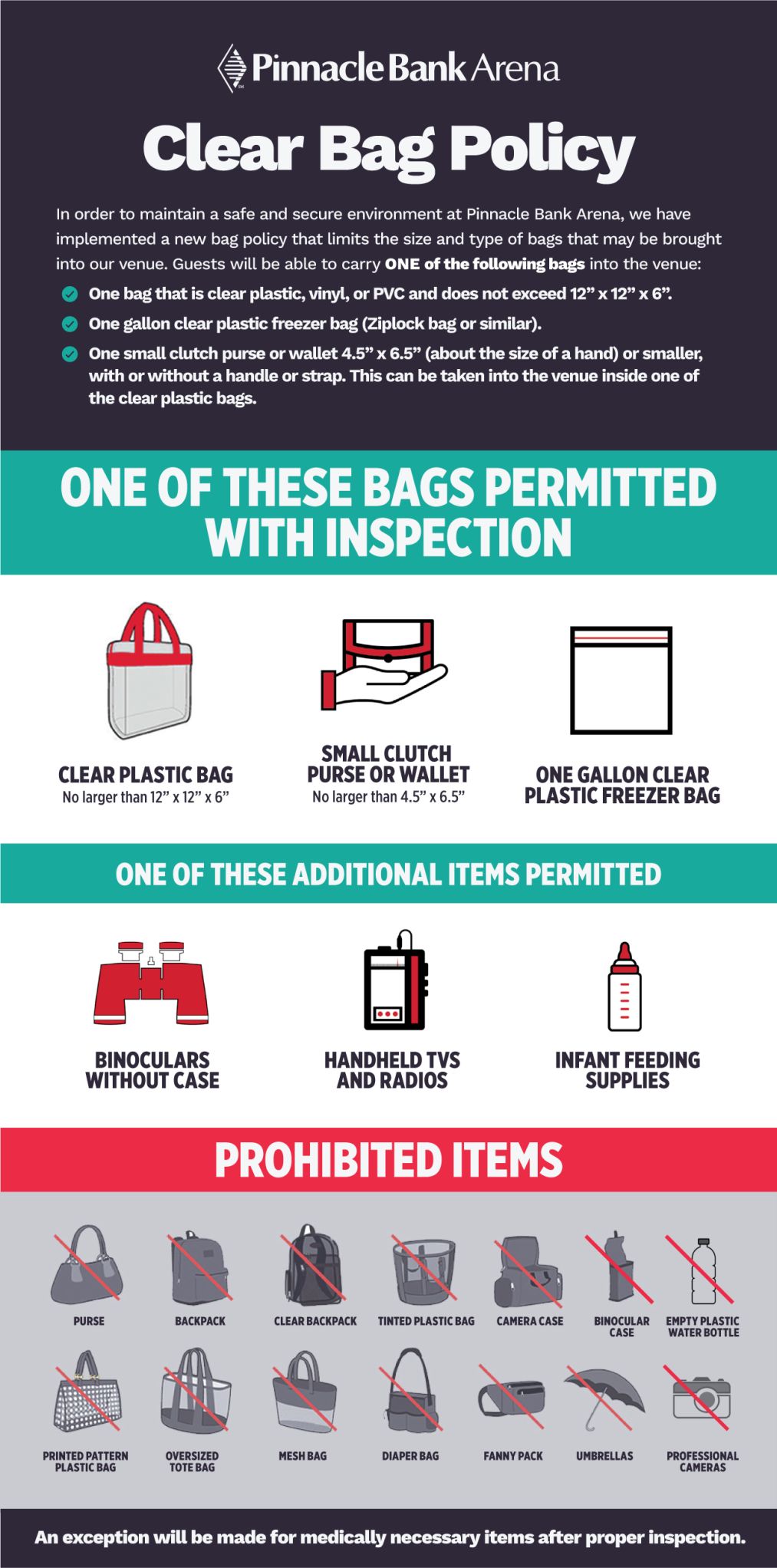 Clearbag policy will be in place for state volleyball matches at PBA