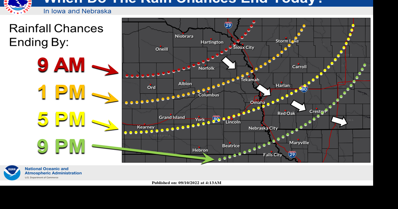 Lincoln records first rainfall in two weeks; skies should dry up for