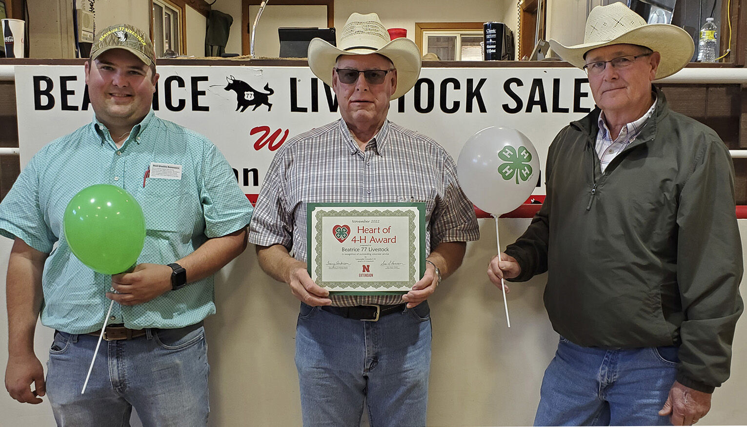 Beatrice 77 Livestock receives Heart of 4 H Award