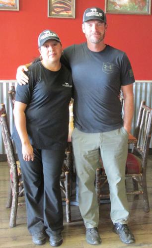 Lead prep smoker Marta Rendon and manager Shad Sanford